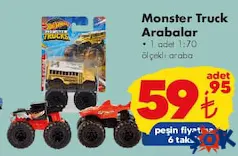 HOT WHEELS OYUNCAK MONSTER TRUCK ARABALAR
